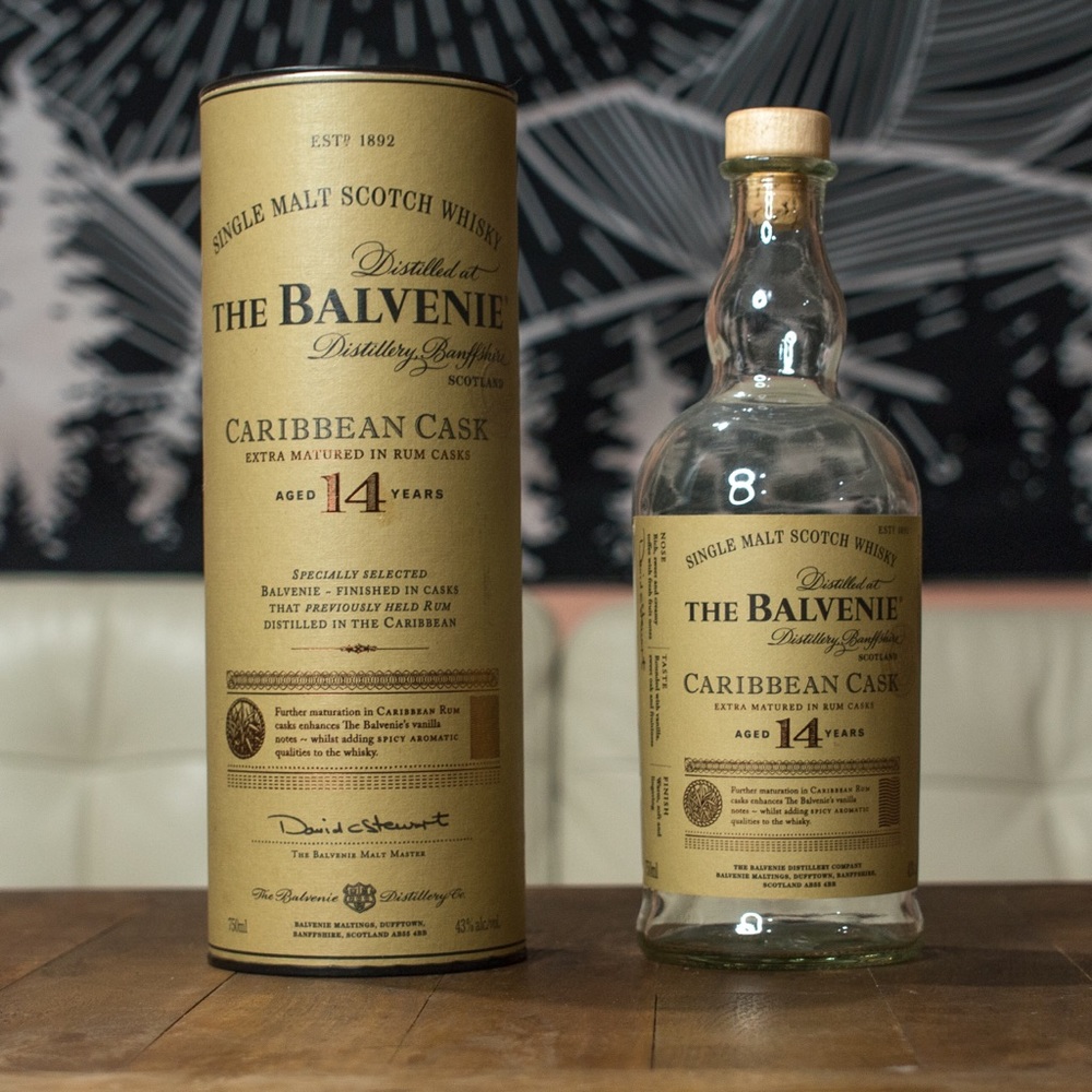 The Balvenie Caribbean Cask 14 Year Bottle + Box